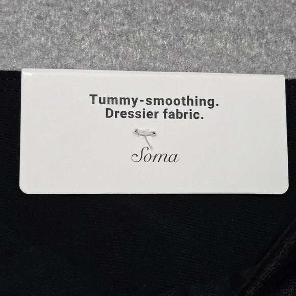 Soma Smoothing Ponte Leggings Size XS Pull-On Stretch Comfort Pants Black NEW - Picture 11 of 13